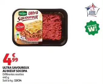 Auchan Supermarché Ultra savoureux au bœuf socopa offre