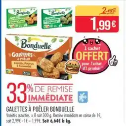 Match BONDUELLE Galettes à poêler offre