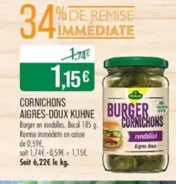 Match KUHNE Cornichons aigres-doux offre