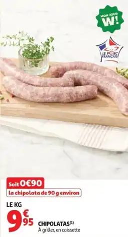 Auchan Supermarché Chipolatas offre