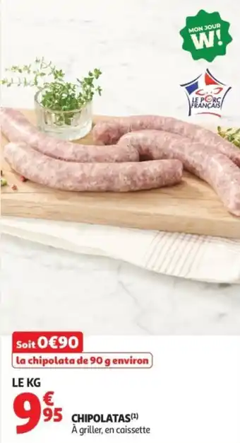 Auchan Supermarché Chipolatas offre