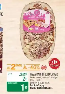 Match CARREFOUR CLASSIC Pizza offre