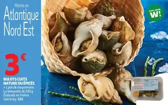 Auchan Supermarché Bulots cuits nature ou épicés offre