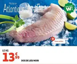 Auchan Supermarché Dos de lieu noir offre