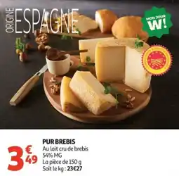 Auchan Supermarché Pur brebis offre