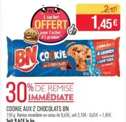 Match BN Cookie aux 2 chocolats offre