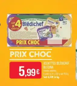 Match BLEDINA Assiettes bledichef offre