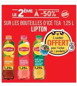 Match LIPTON Sur les bouteilles d'ice tea offre