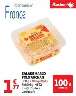 Auchan Supermarché Salade marco polo auchan offre