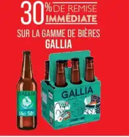 Match GALLIA Sur la gamme de bières offre