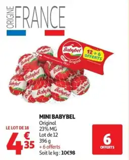Auchan Supermarché Mini babybel offre