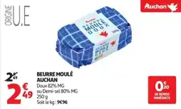 Auchan Supermarché Beurre moulé auchan offre