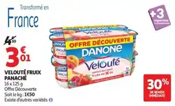 Auchan Supermarché Velouté fruix panaché offre