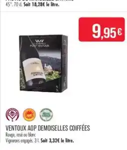 Match Ventoux aop demoiselles coiffées offre