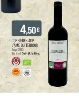Match Corbières aop l'âme du terroir offre