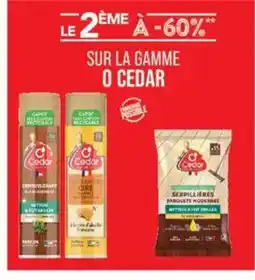 Match O CEDAR Sur la gamme offre