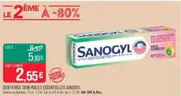 Match SANOGYL Dentifrice soin huiles essentielles offre