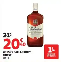 Auchan Supermarché Whisky ballantine's finest offre
