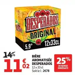 Auchan Supermarché Bière aromatisée desperados offre