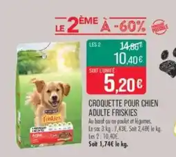 Match FRISKIES Croquette pour chien adulte offre
