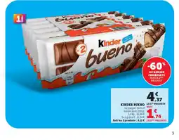 Hyper U KINDER Bueno offre