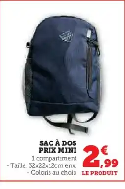 Hyper U Sac à dos offre