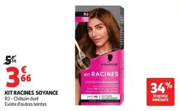 Auchan Supermarché Kit racines soyance offre