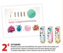 Auchan Supermarché Stylos diy offre