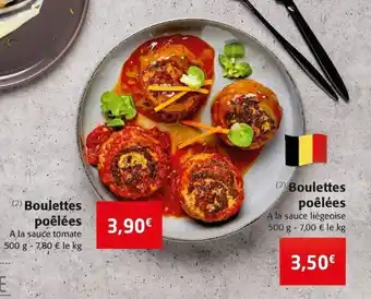 Colruyt Boulettes poêlées offre