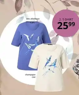 Ulla Popken T-shirt champagne offre