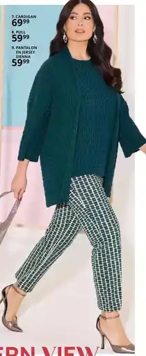 Ulla Popken Pantalon en jersey sienna offre