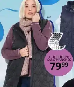Ulla Popken Doudoune sans manches offre