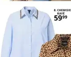 Ulla Popken Ww - chemisier rayé offre