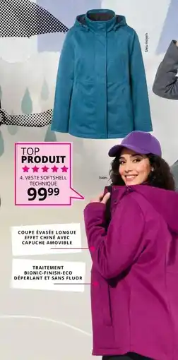Ulla Popken Veste softshell technique offre