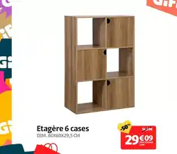 Gifi Dim - etagère 6 cases offre