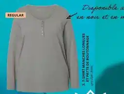 Ulla Popken T-shirt manches longues de chocolate offre