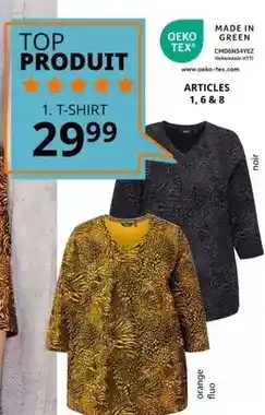 Ulla Popken Orange - t-shirt offre