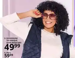 Ulla Popken Doudoune technique sans manches offre