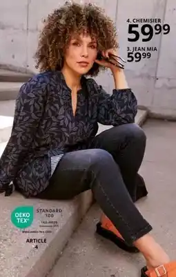 Ulla Popken Oeko-tex - chemisier offre