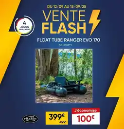 Pacific Pêche Flash - float tube ranger evo 170 offre