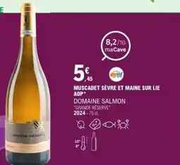 E.Leclerc Muscadet sèvre et maine sur lie aop domaine salmon offre