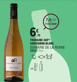 E.Leclerc Touraine aop sauvignon blanc domaine de la renne 2024 offre