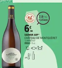 E.Leclerc Saumur aop château de montguéret offre