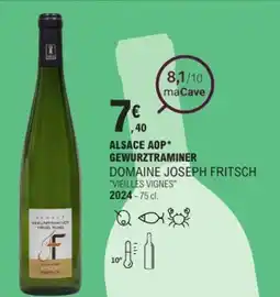 E.Leclerc Alsace aop gewurztraminer domaine joseph fritsch offre