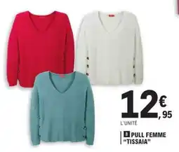 E.Leclerc PULL FEMME “TISSAIA” offre