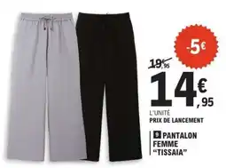 E.Leclerc PANTALON FEMME TISSAIA offre