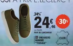 E.Leclerc SNEAKERS HOMME TISSAIA offre