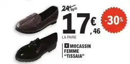 E.Leclerc Mocassin Femme 'Tissaia' offre