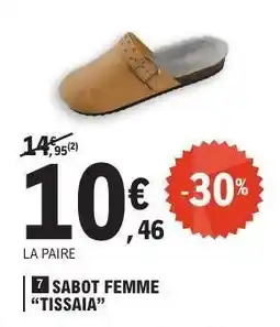 E.Leclerc SABOT FEMME “TISSAIA” offre