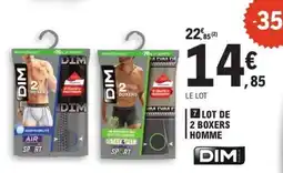 E.Leclerc Lot de 2 boxers homme offre